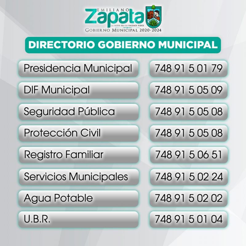 Directorio Gobierno Municipal