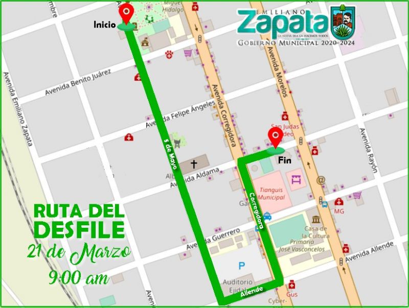 Desfile de Primavera este Martes 21 de Marzo
