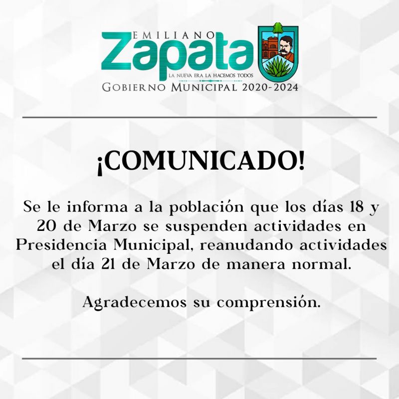 ¡COMUNICADO!